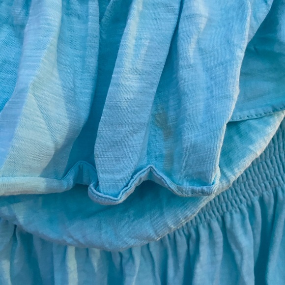 Lilly Pulitzer Turquoise Off-Shoulder Dress - Picture 3 of 3